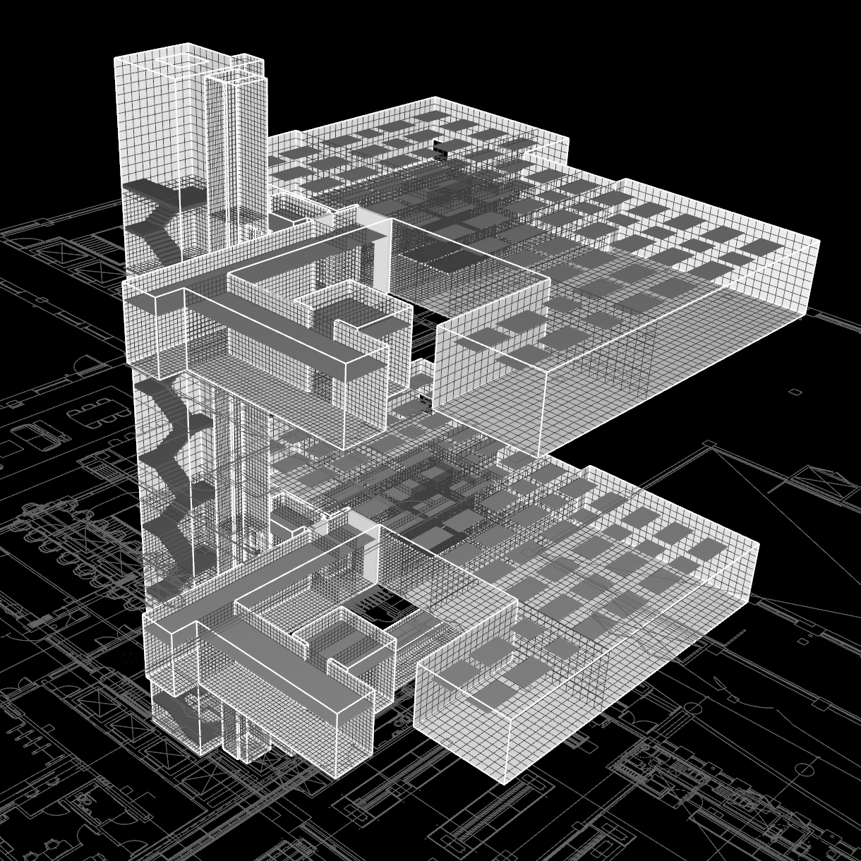 Commercial smoke control benchmarking CFD output